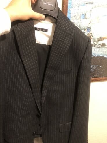 yay ucun kişi mokasinləri: Pierre Cardin kişi kostyumu – klassik nazik zolaqlı dizayn - İki — 3