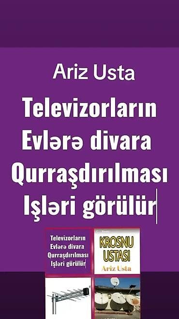 prostat masaji bakida: Krosnu ustası Televizor divar asılma qurraşdırılması Krosna antena — 2