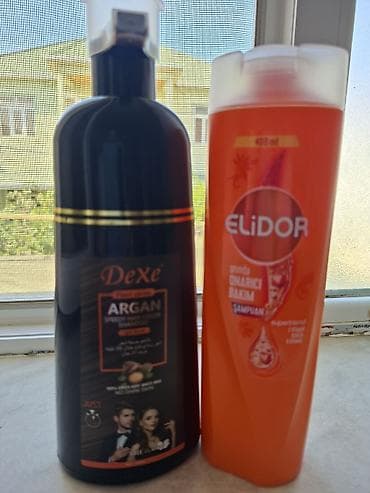 Личные вещи: Məhsul: 2 ədəd şampun seti 1) Dexe Plant Series Argan Speedy Hair — 2