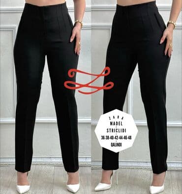 enli şalvar modelleri: Şalvar, Zara, rəng - Qara — 3