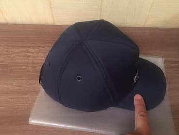 kişilər ucun papaq və şarf dəstləri: Kepka, Massimo Dutti, XXS/54, rəng - Göy — 3