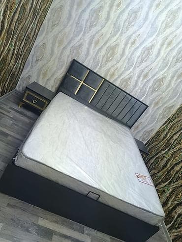 Офисная мебель на заказ: Mebel dəsti – çarpayı və tumba - Model: müasir minimal dizaynlı iki — 4