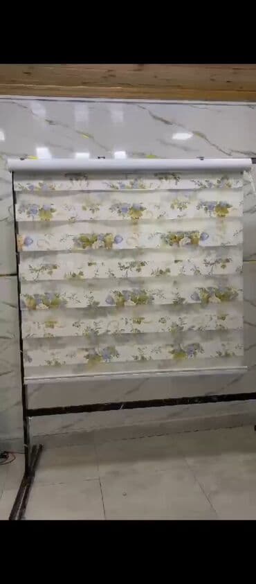 Pərdə və tüllər: Fərqli naxışlarda təqdim olunan zebra pərdələr evinizə və ya ofisinizə — 10