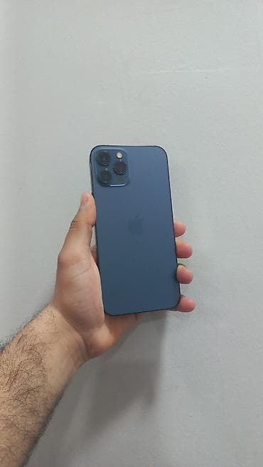 6 s plus: IPhone 12 Pro Max, 128 GB, Pacific Blue, Barmaq izi, Face ID — 1