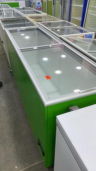 Mağaza və marketlər üçün sürüşən şüşə qapaqlı dondurucu vitrinlər -