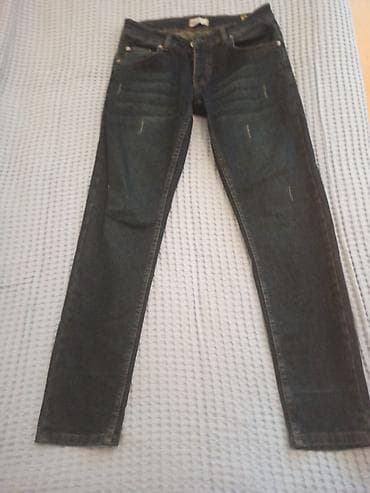 Kişi cins şalvarı - Model: dar kəsim (skinny/slim fit) beş ciblə -