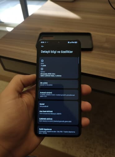 apple airpods pro: Poco X6 Pro 5G, 512 GB, rəng - Qara, Sensor, Barmaq izi, Face ID — 1