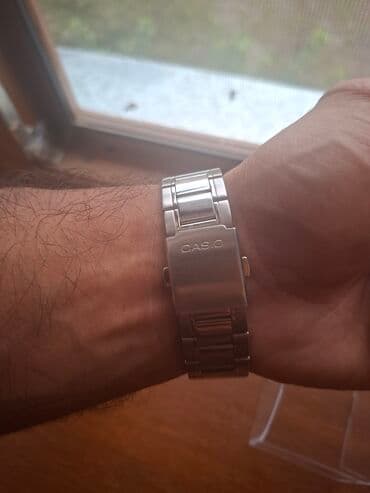 xarı bülbül boyunbağı: Qol saatı, Casio, rəng - Qara — 6