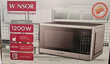 Mikrodalğalı soba Ayrıca dayanan, Mikrodalğalar ilə, rəng - Gümüşü, Yeni