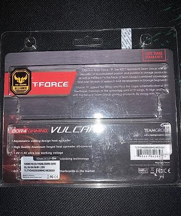 komputer canta: DDR4 RAM 48GB (T-Force Team Group TUF Gaming + Crucial Ballistix — 3