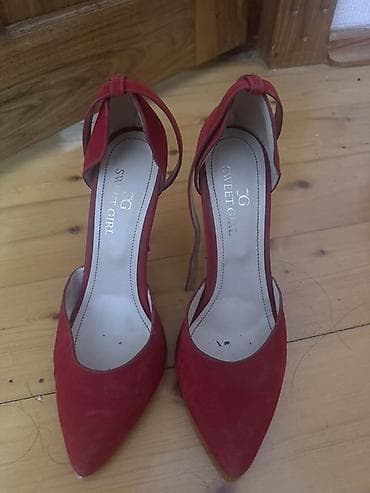 Qırmızı yüksək daban ayaqqabı – SG Sweet Girl - Model: SG Sweet Girl