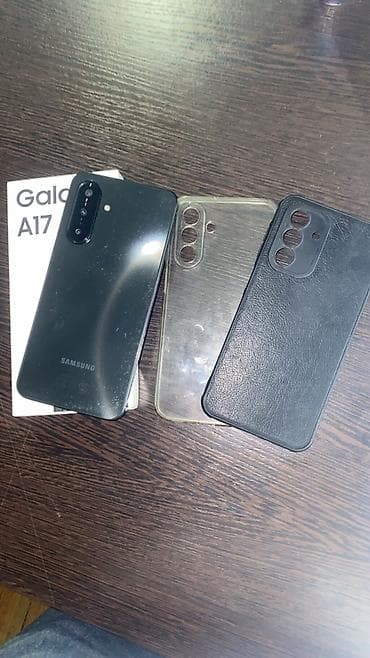 iphone 8 plus irsad: Samsung Galaxy A17, 128 GB, rəng - Qara, Zəmanət, Sensor, Barmaq izi — 1