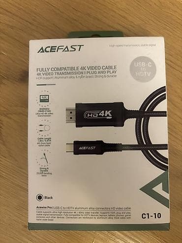 ACEFAST C1-10 USB‑C to HDTV 4K Video Kabeli - Tam uyğun 4K video