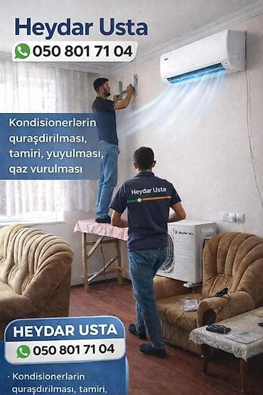 Təmir, Split kondisionerlər, Quraşdırılma