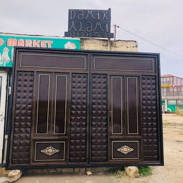 işlemiş darvaza: Salam Darvaza Yenidir. Ölçüsü Eni 3.40 Hündürlük -2.60 — 2