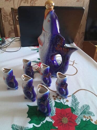 servant qablari: Fiqur, rəng - Göy — 2