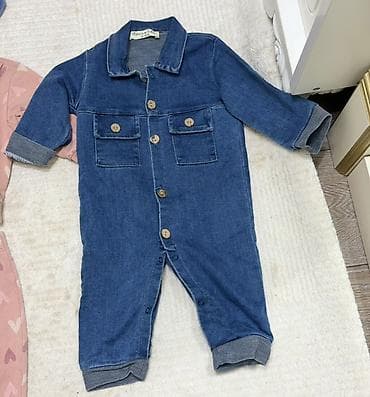 Hamisi birlikde/30 azn - 1 ədəd cins kombinezon: uzunqol, düyməli