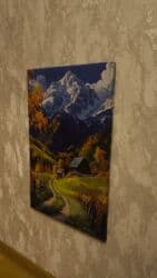 Фигуры: 🖤 Divarlarına təbiətin sehrini gətir! Dağ mənzərəsi, payız rəngləri — 3