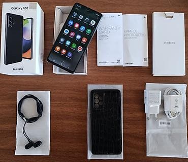 Samsung Galaxy A52, 128 GB, rəng - Qara, Sensor, Barmaq izi, İki sim kartlı