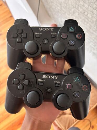 барбекю мангал баку: PlayStation 3 Super Slim 500GB + 50 oyun + 2 pult (GTA V, FIFA 19) — 4