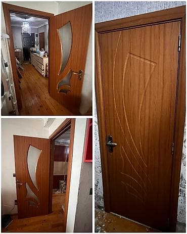 Yataq otağı üçün İşlənmiş Otaq qapısı Çərçivə ilə, Zəmanətsiz, Ünvandan götürmə