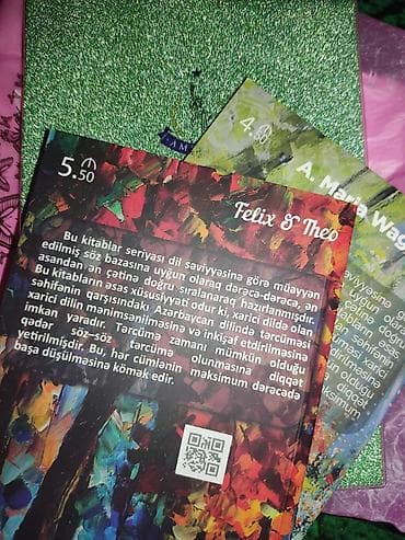 Книги и журналы: Azərbaycan - Almanca hekayələr. bir səhifə almanca,qarşı səhifəsi — 6