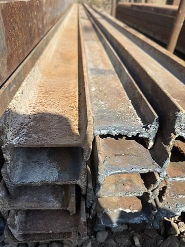 Profillər, şvellerlər: 10 sm tavur uzunlugu 6 metrə 5.80 təzə az istifadə olunub qiymət 1 — 1