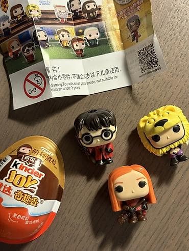 Kinder Joy x Funko mini fiqurlar dəsti Məhsulun məzmunu: - Kinder Joy