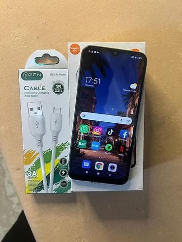 telefonlar yeni: Redmi Note 8, 64 GB, rəng - Qara, Sensor — 4