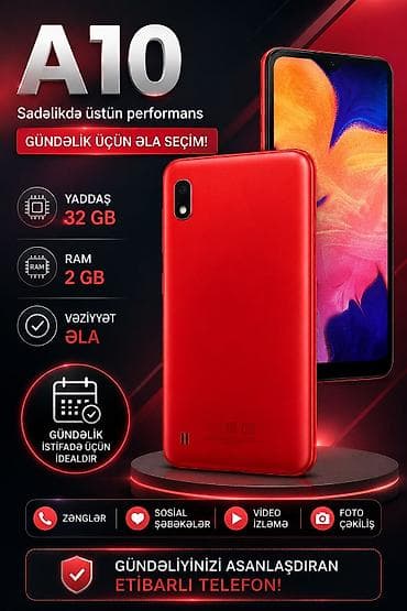 Model: A10, qırmızı rəng Gündəlik istifadə üçün sadə və etibarlı