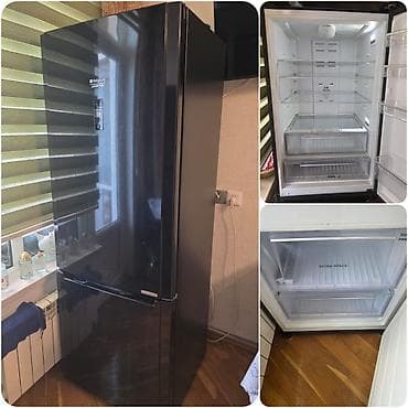 Soyuducu Hotpoint Ariston, qara rəng, aşağıda dondurucu bölmə at lalafo.az Soyuducu Hotpoint Ariston, qara rəng, aşağıda dondurucu bölmə