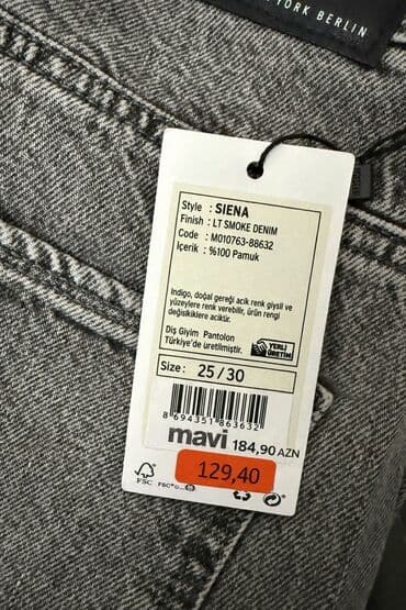 jeans: Cinslər, Mavi, S, rəng - Boz — 4