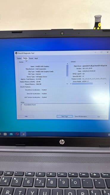 250 gb hard disk: HP 15.6 ", Intel Core i5, 256 GB — 6