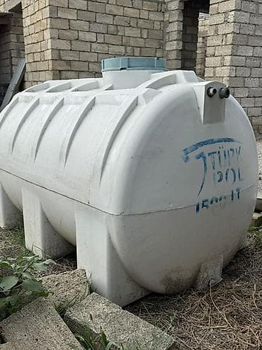 ev qaplari: Bak, Plastik, 1500 l l, İşlənmiş, Ünvandan götürmə — 2
