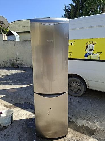 100 kv kondisioner satilir: İşlənmiş 2 qapılı Hotpoint Ariston Soyuducu Satılır, rəng - Boz — 1