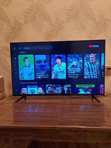 Ножи: Smart TV – geniş ekranlı, nazik çərçivəli model Xüsusiyyətlər: - — 5