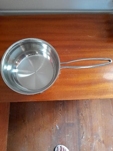 qaz sobalar: Qazan, rəng - Gümüşü, Paslanmayan polad, 1,5 bucket volume l, 16 sm, Lacor — 2