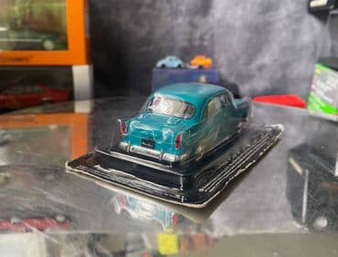 metbex tavan modelleri: Коллекционная модель Moskvich 402 blue green 1956 DeAgostini Scale — 6