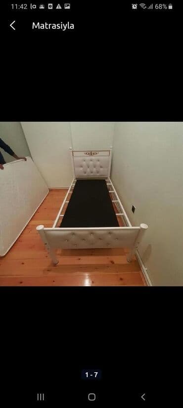 темир краватлар: Новый, Односпальная кровать, Без подьемного механизма, С матрасом, Без выдвижных ящиков, Германия — 8