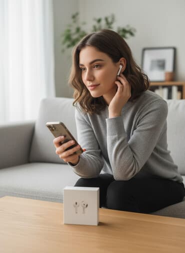 roadmark android player: Yeni Simsiz (Bluetooth) Qulaqcıqlar, Apple, rəng - Ağ — 2