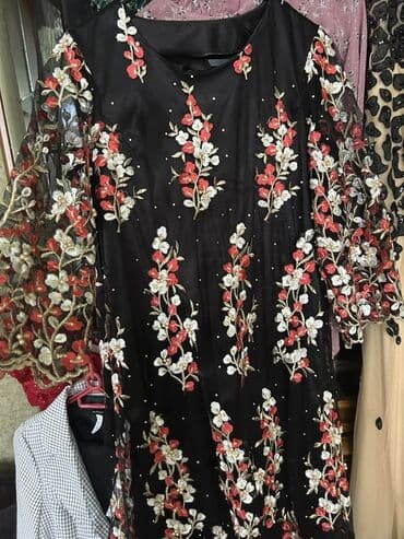 qadın ziyafət geyimləri: Ziyafət donu, Midi, 2XL (EU 44), 3XL (EU 46) — 1