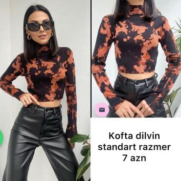 qaqa stili şalvar: Qadın geyimləri seçimi: - Qara şalvar – 34 razmer, yüksək belli — 2