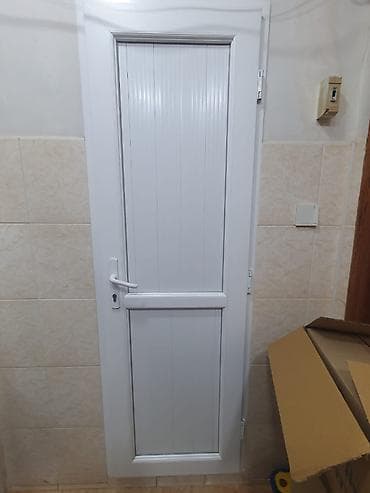 hamam qapıları: PLASTİK QAPİ 2 ƏDƏD AĞ RƏNG HAZİR ENİ 70 sm — 1