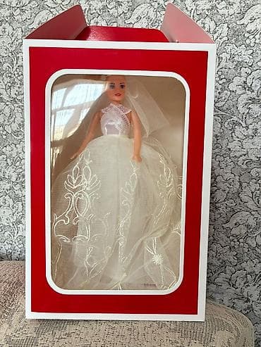 besik ucun oyuncaqlar: Gəlin geyimli oyuncaq kukla - Zərif dizaynlı gəlin obrazı: krujeva — 4