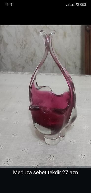 dekor daş: Vaza dəsti, Xrustal — 2