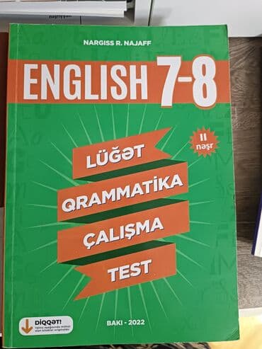7 ci sinif ingilis dili metodik vesait pdf 2022: İngilis dili 7-ci sinif, 2022 il, Ünvandan götürmə — 1