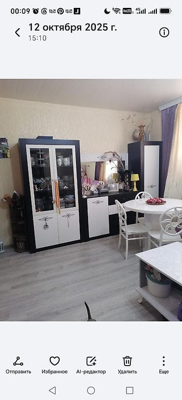 Mebel dəsti - Rəng: qara-ağ, dekorativ naxışlı ön panellər - Komplekt — 1