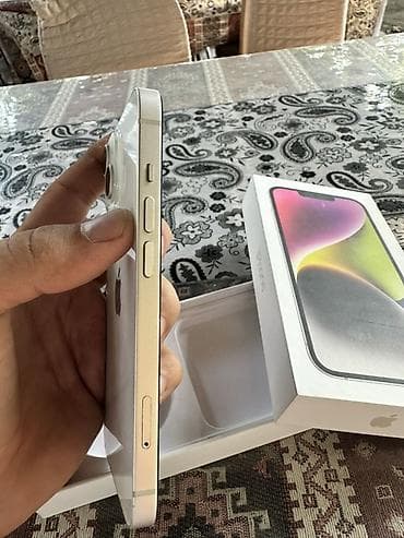 apple qulaqcıq: IPhone 14, 128 GB, Ağ, Face ID — 5