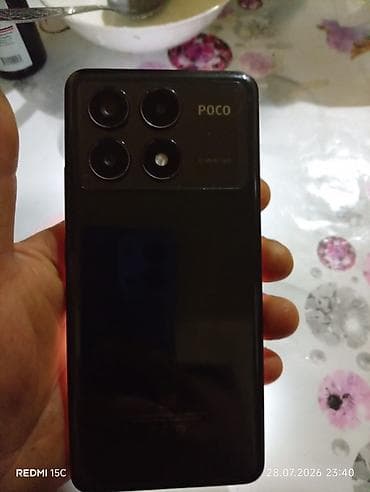 Elektronika: Poco X6 Pro, 512 GB, rəng - Qara, Barmaq izi — 1