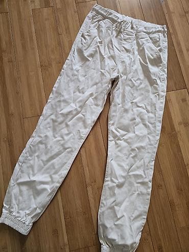 De facto 12 yawa Ağ rəngli şalvar/pantolon - İdman üslubunda, rahat